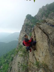 ultima sosta, con il rivero sullo sfondo