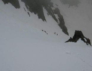 Parte alta del Canale della Lausa 