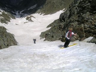 partenza prudente dal colle Cairiliera