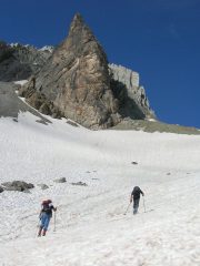 salendo verso il vallone di Beraude