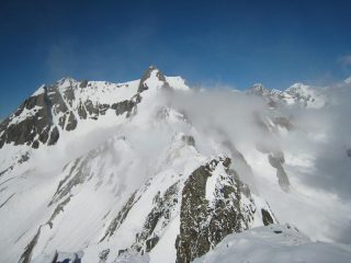 Dalla cima vista sulla Grand Golliaz