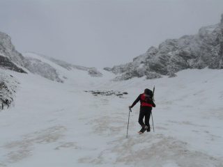 nel vallone di salita