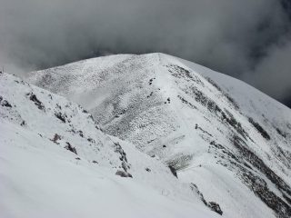 Monte Pianard visto dalla Rocca d'Orel