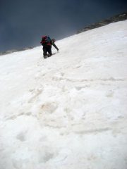 Ale nel ripidissimo tratto finale