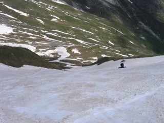 il pendio del Col de St. Rhemy