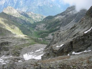 Panorama sul vallone della Mouilla