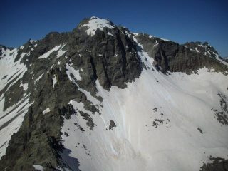 il canale alla Testa del Vallone appare in buone condizioni
