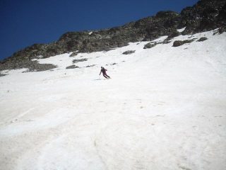 Mattia sotto la cima