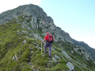 la cresta verso il monte bellavarda