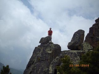 Giorgio ed i massi della cresta