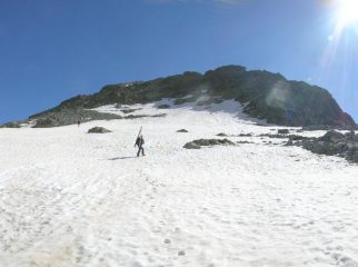 pendio finale dal passo del vallone