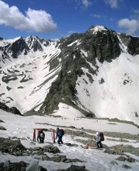 inizio discesa sul passo del vallone