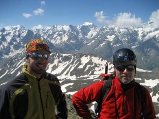 Ale Nicola e la Barre des Ecrins