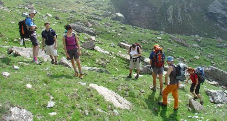 inizio giornata (9.30 del mattino.... bei merenderos!)