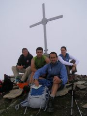 il gruppo in vetta