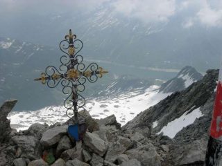 La croce di vetta.