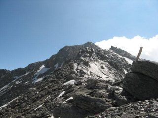 Dal colle verso la cima