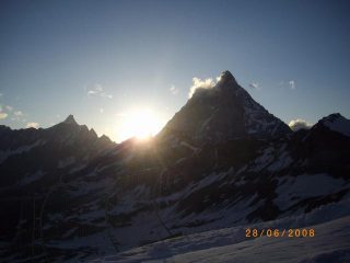 tramonto sul Cervino