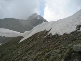 la vetta fotografata dal colle Vessona