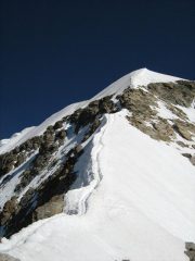 il tratto centrale della salita