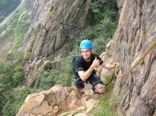 un amico che sembra molto soddisfatto...