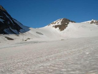 Il pendio verso il Passo Mittleberg