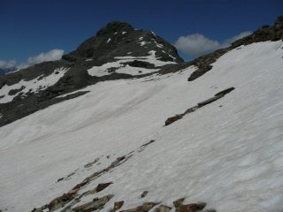 Testa Grigia scendendo da Punta Pinter.