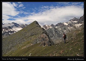 la cresta di collegamento tra l'herban e la tsaplane