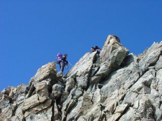 tratto di cresta facile