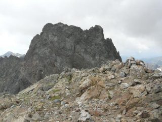 vetta e cima di nasta sullo sfondo