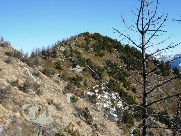 La vetta del Monte Lyan