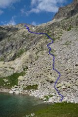 salita al Lac Gelè