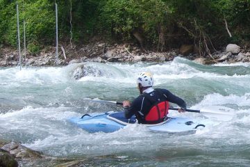La rapida di ingresso al campo slalom -Rana-