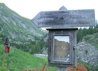 partenza dal lago Arpone