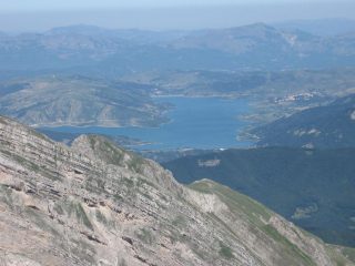 Il lago di Campotosto