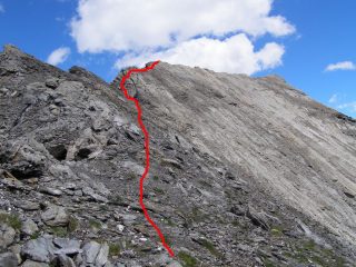 Percorso degli ultimi metri del Barifreddo
