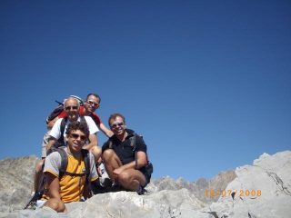 autoscatto in cima