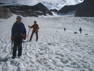 Alla fine del ghiacciaio