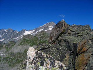 la vetta con le Levanne sulllo sfondo