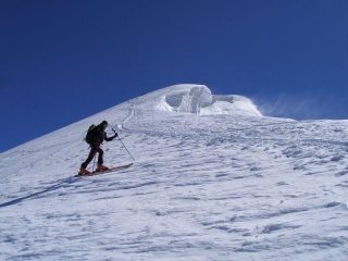 lungo il pendio finale