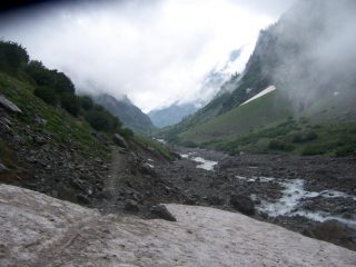 il vallone di salita