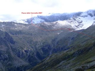 percorso dal ghiacciaio del bottarello