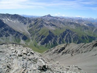 Il Pic de Rochebrune visto dalla Punta Clapiera Settentrionale