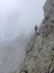 Ritorno sul traverso esposto