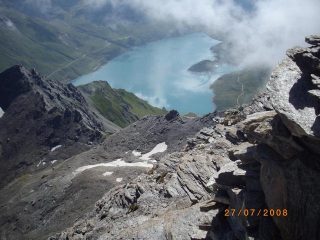 versante di salita dalla cima