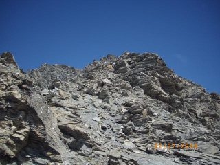sempre dalla cresta SE:sguardo in su