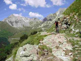 sentiero di discesa dal Gran S.Bernardo