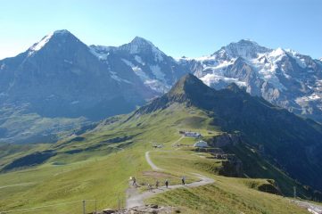 vista dall'mannlichen gipfel