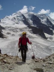 thinkice al rientro con lo sperone kuffner alle spalle