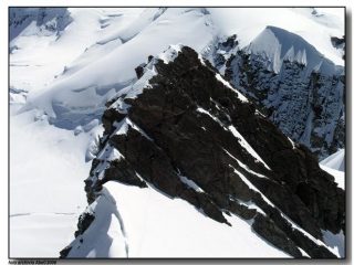 Dal Breithorn Or. la discesa dal Gemello del Breithorn.